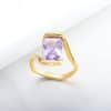 Zircon Non-fading Titanium Steel Ornament Ring