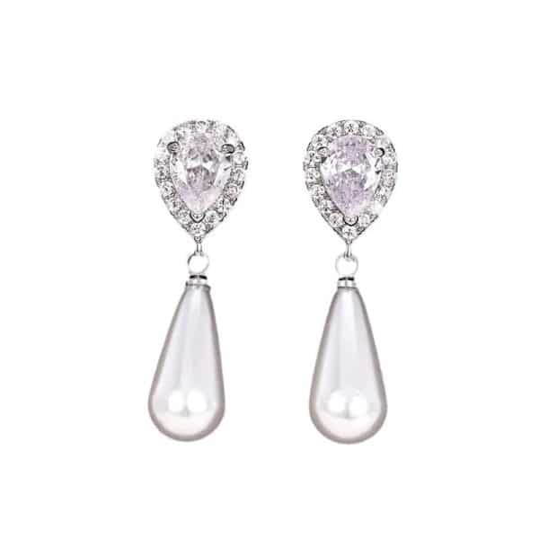 Water Drop Creative Drop Earrings Inlay