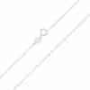 Women's Sterling Silver Necklace 925 Sterling Silver Simple Accessories Elegant 18k Plated