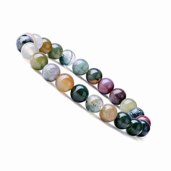 8mm Natural Agate Bracelet String Beads