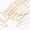 Stainless Steel Vacuum Vapor Plating 18K Gold Necklace