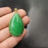 Green Jade Water Drop Pendant