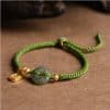Corn Knot Hetian Jade Safety Buckle Bracelet
