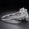 Women's Fashion Personality Eight Arrows Zircon Ring