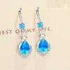 Temperament Water Drop Mid-length Earrings For Women