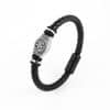 Vintage Metal Totem Men's Weaving Leather Bracelet