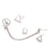 Triangle Retro Multi-pair Earrings Combo Card Set