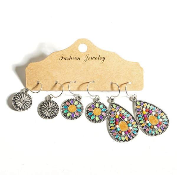 Women's Creative Boho Oil Drop Earrings