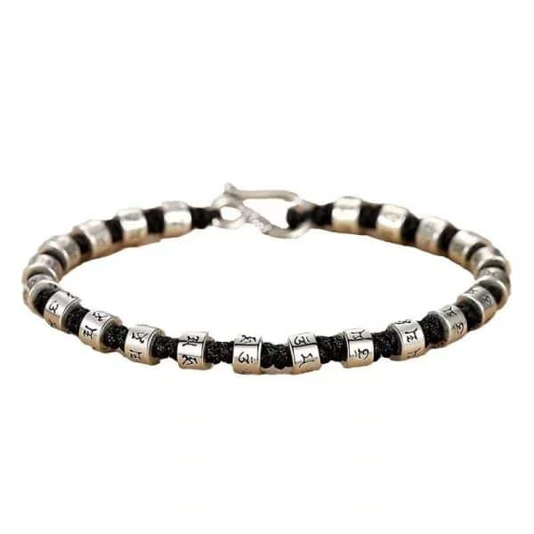 Six Words Mantra Carrying Strap Male Laid-back Bracelet Female Personality