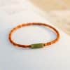 Women's Fine Olive Stone Shoushan Stone Bracelet