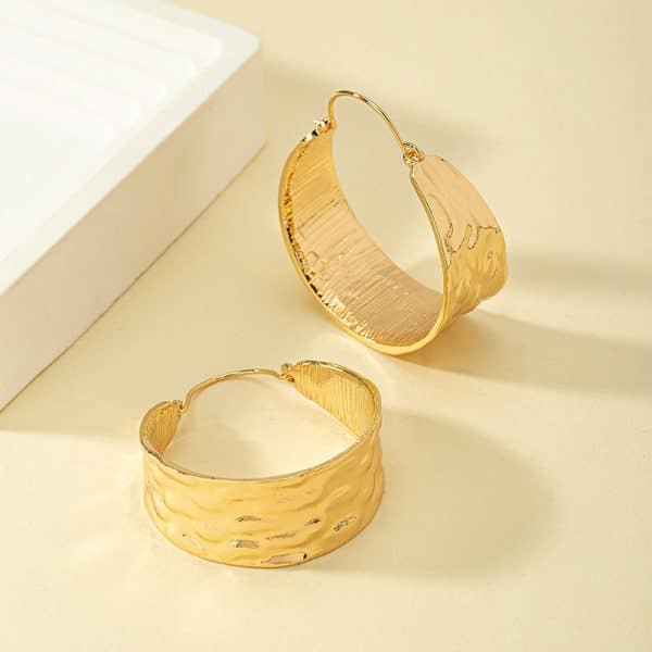 French Elegant Circle Earrings Women