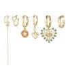 Women's Fashion Versatile Love Fringe Earrings Set