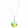 Blue HAILANG Sun Water Drop Pendant Necklace For Women