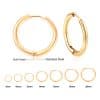 25 Line Geometric Circle Round Large Circle Ear Clip