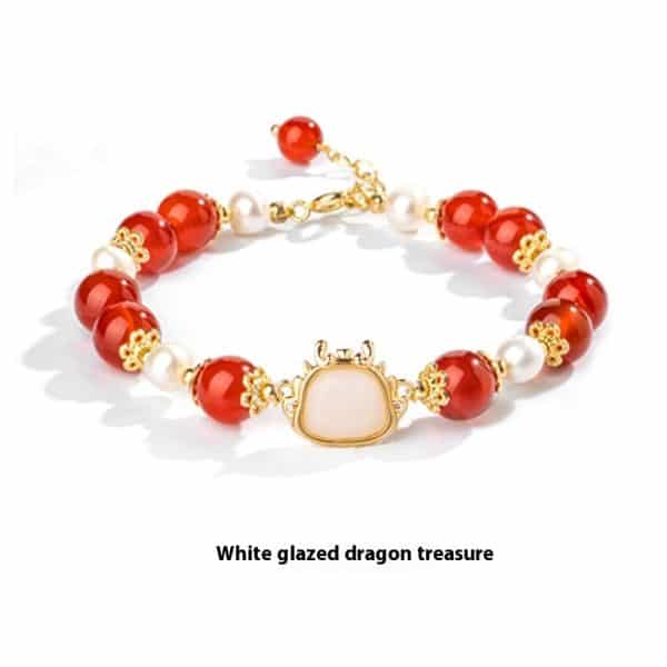 Xiao Hong Rope Bracelet Girls' High-grade Lucky Beads