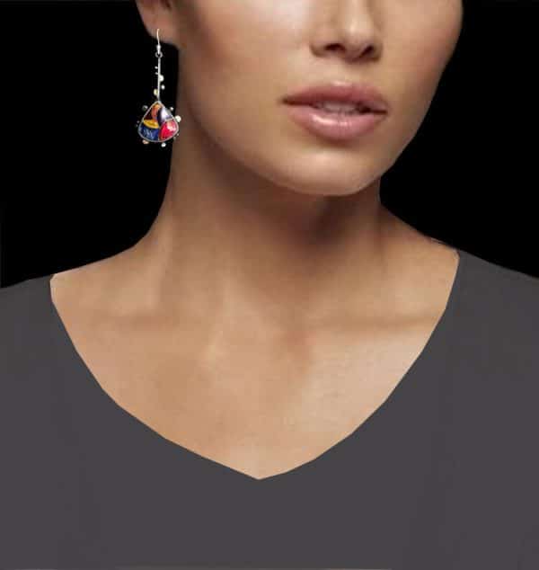 Bohemian Drop-shaped Shiny Colorful Sexy Earrings
