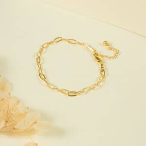 Women's Fashion Hollowed-out Thick Chain Bracelet