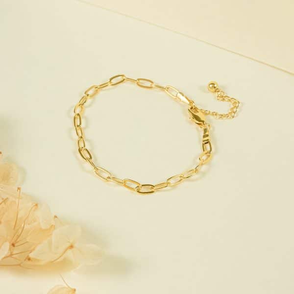 Women's Fashion Hollowed-out Thick Chain Bracelet
