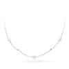 Changheng S925 Sterling Silver Simple Small Flower Necklace For Women