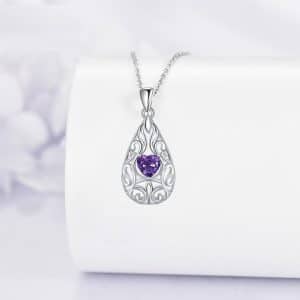 Water Drop Pendant Necklace Niche Female
