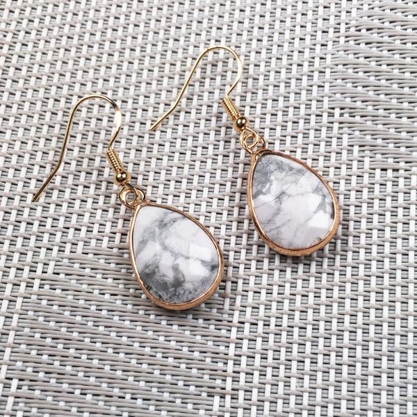 Vintage Natural Crystal Drop Earrings