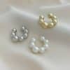 Fashion No Pierced Pearl 3-piece Set