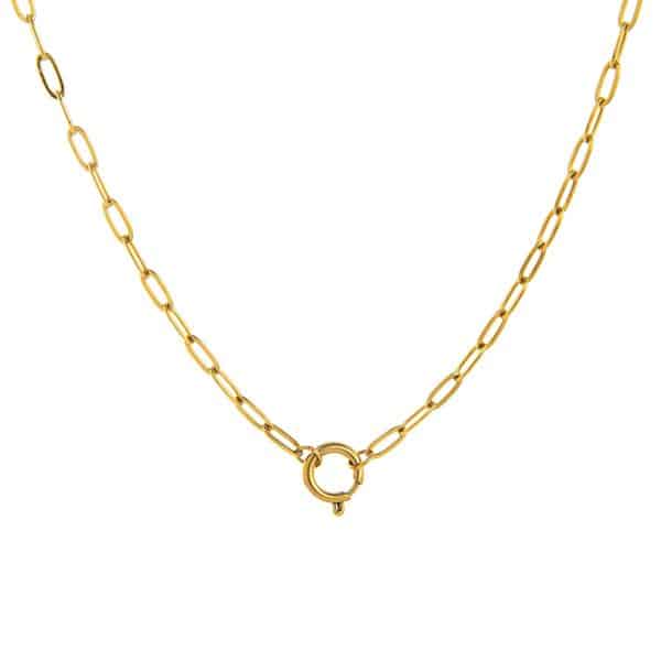 DIY Basic Open Chain Copper Plating 18K Gold Color Protection