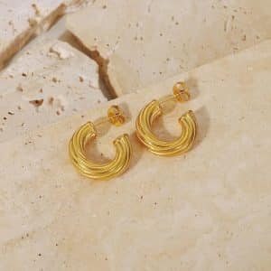 New Style Exaggerated Circle Earrings Women