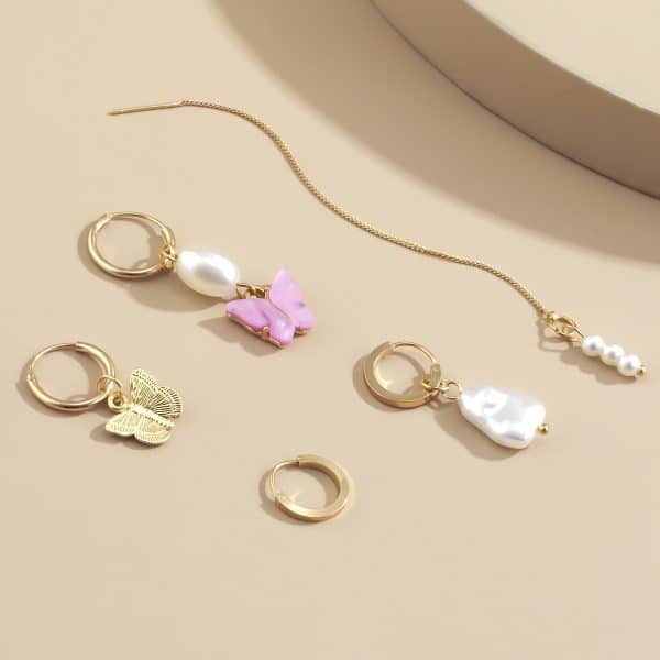 Fashion Small Butterfly Set Earrings