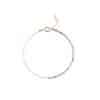 2mm Women's Purple Rattan Beautiful Purple Crystal Bracelet