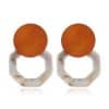 Woven Simple Personality Rattan Drop Earrings