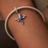 Natural Animal S925 Sterling Silver Ornament Wholesale Beaded Female Accessories