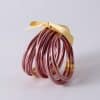 Colorful Silicon Ribbon Bow Bracelet