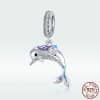 S925 Sterling Silver All-match Diy Beaded Bracelet Accessories Scattered Beads Pendant