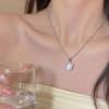 Fashion Double-faced Crystal Necklace For Women