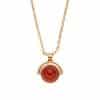 Women's Fashion Agate Splicing Square Candy Necklace