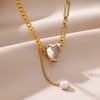 Ins Style Simple Heart-shaped Zircon Pendant Necklace