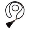 Beaded Braceletnecklace 108 Stones Yoga Necklace Tigereye