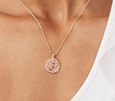 Amazon Personalized Carved Coin Pendant Beautiful Bohemian Necklace Romantic