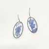 Dried Resin Water Drop Earrings