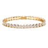 Women's Korean-style Crystal Silver-plated Bracelet