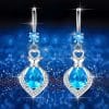 Temperament Water Drop Mid-length Earrings For Women