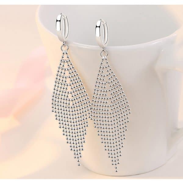Bead Curtain Earrings Jewelry Water Drop Wheat