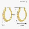 Circle Geometry Simple Retro Sweetheart Earrings Fashion