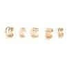 Creative Simple Non-pierced Ear Clip Five-piece Set