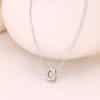 18k Gold Titanium Steel Necklace With 26 English Letters