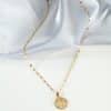 Golden Twelve Constellation Pendant Necklace INS Style