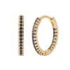 Circle Female Earrings Ear Clip Multicolor Zircon Elegant