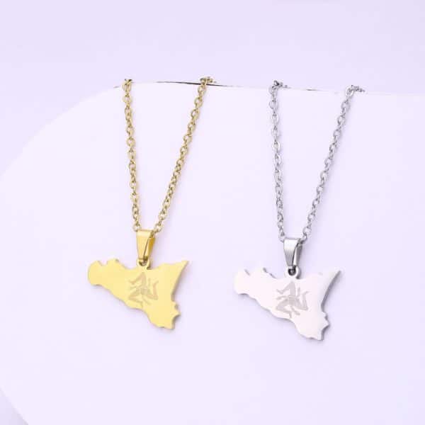 Women's Geometric Necklace Stainless Steel Pendant