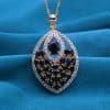 Creative Design Color Zircon Pendant Necklace